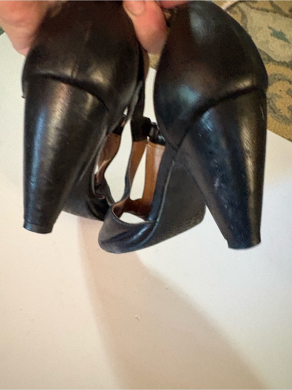 Miz Mooz black Leather heels - Picture 6 of 6